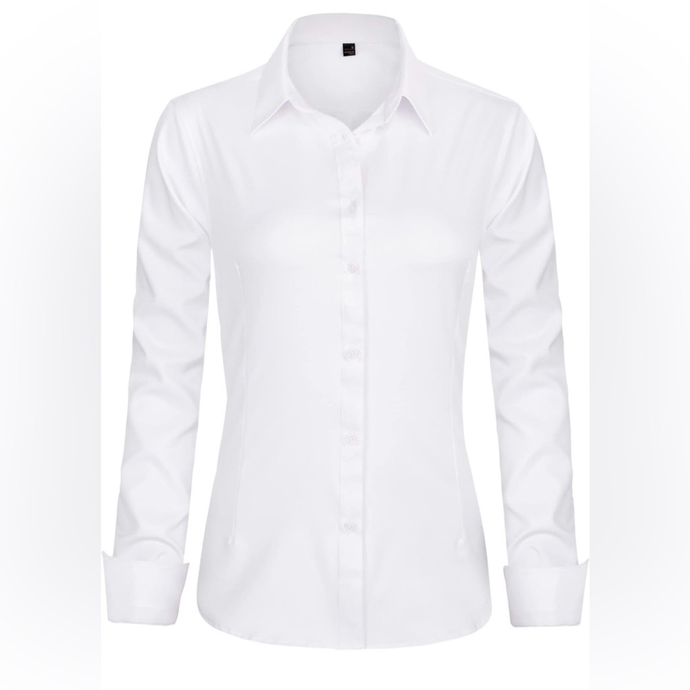 White Women's Button-Up Shirt